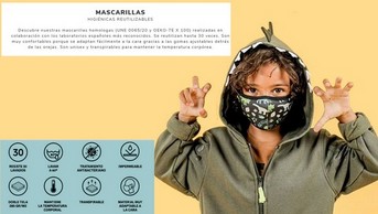 mascarillas de niño homologadas